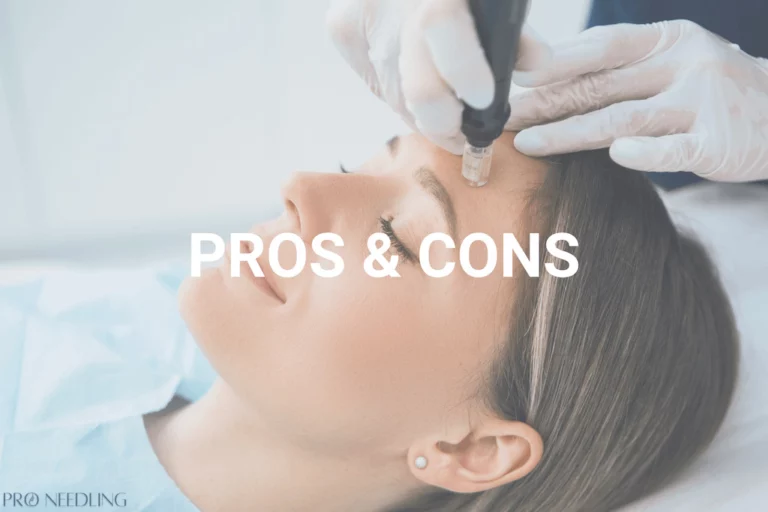 pros and cons of microneedling