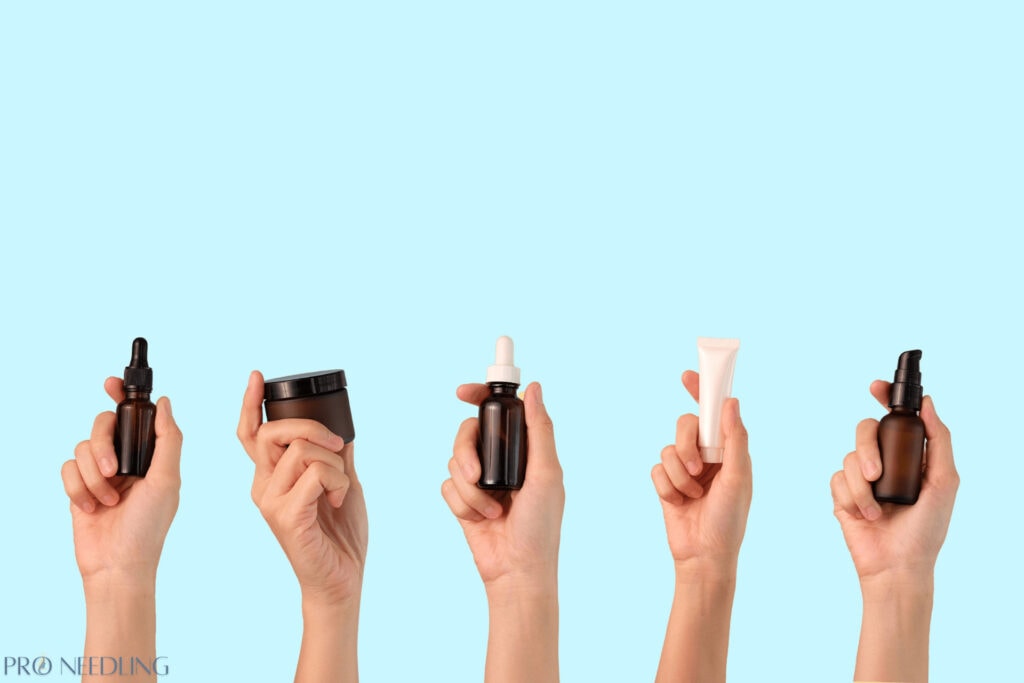 what to put on skin after microneedling